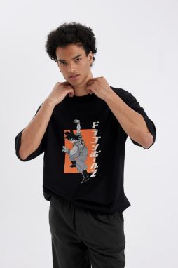 DEFACTO Dragon Ball Loose Fit Crew Neck Short Sleeve T-Shirt