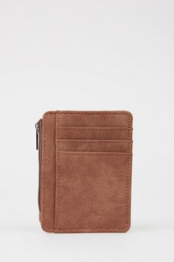 DEFACTO Men's Faux Leather Card Holder