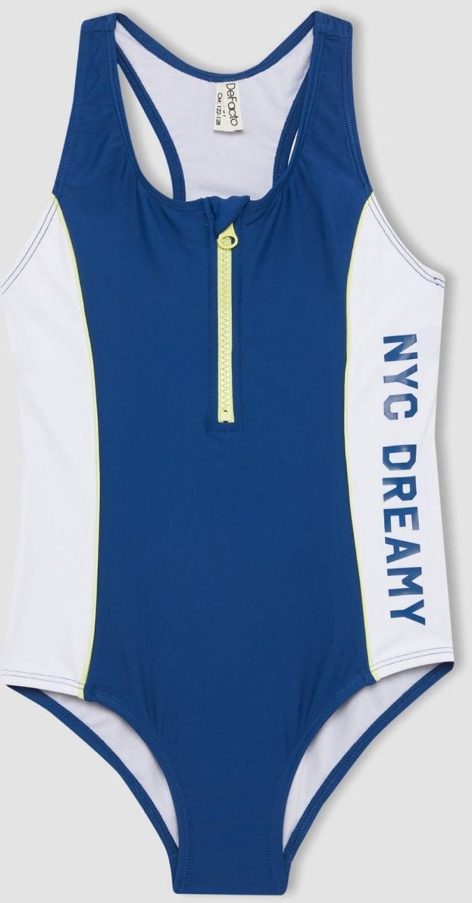 DEFACTO Girl's Printed Swimsuit