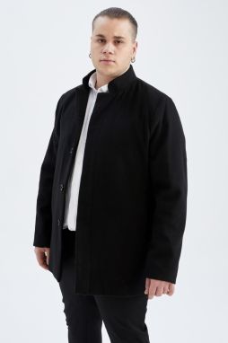 DEFACTO Slim Fit Stand Collar Coat