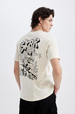 DEFACTO Spongebob Regular Fit Crew Neck Short Sleeve T-Shirt