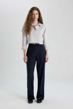 DEFACTO Wide Leg High Waist Standard Length Trousers