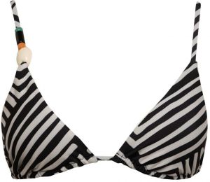 DEFACTO Fall In Love Regular Fit Striped Triangle Bikini Top