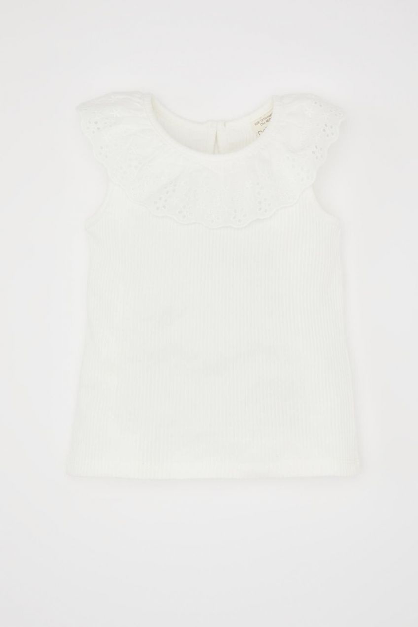 DEFACTO Baby Girl Lace Collar Singlet