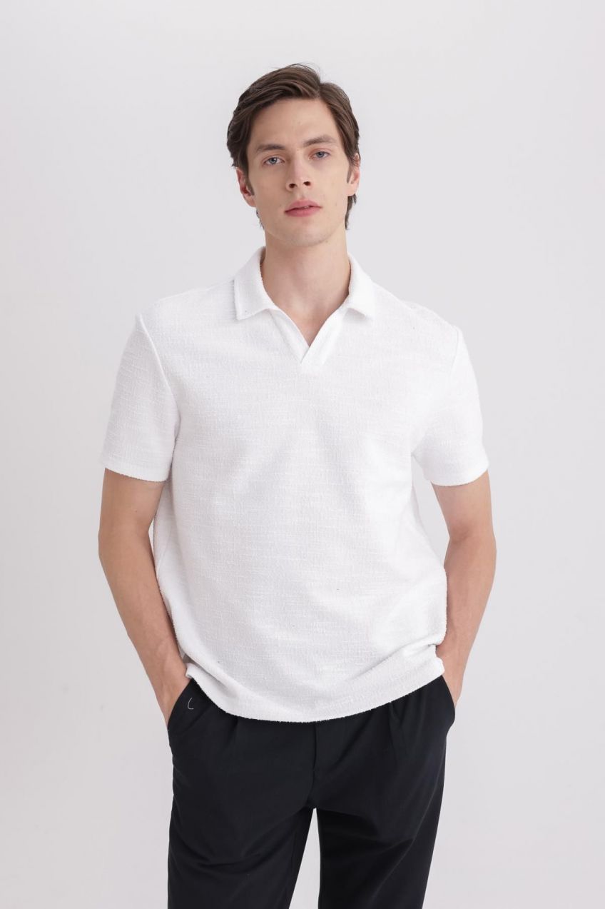 DEFACTO Regular Fit Short Sleeve Polo T-Shirt