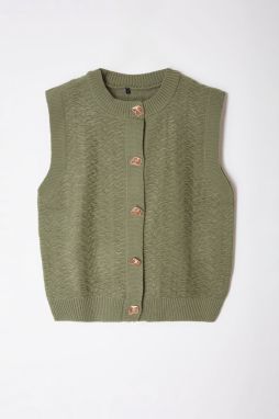 Trendyol Mint Crew Neck Fitted Vest