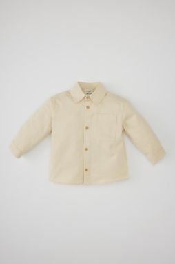 DEFACTO Baby Boy Gabardine Long Sleeve Shirt