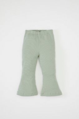 DEFACTO Baby Girl Bell-bottomed Ribbed Camisole Leggings