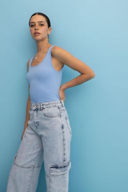 DEFACTO Slim Fit Crew Neck Singlet