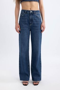 DEFACTO Afra X 90's Wide Leg High Waist Long Jean Pants
