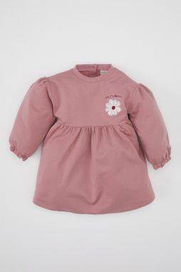 DEFACTO Baby Girl Floral Long Sleeve Dress