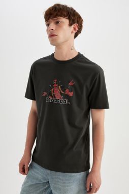 DEFACTO Deadpool Regular Fit Crew Neck Short Sleeve T-Shirt
