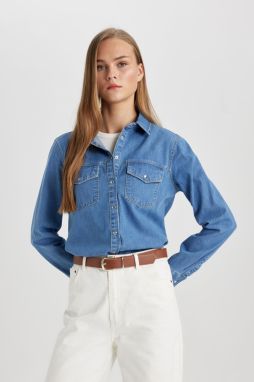 DEFACTO Regular Fit Jean Shirt