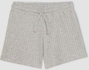 DEFACTO Girl's Ribbed Camisole Shorts