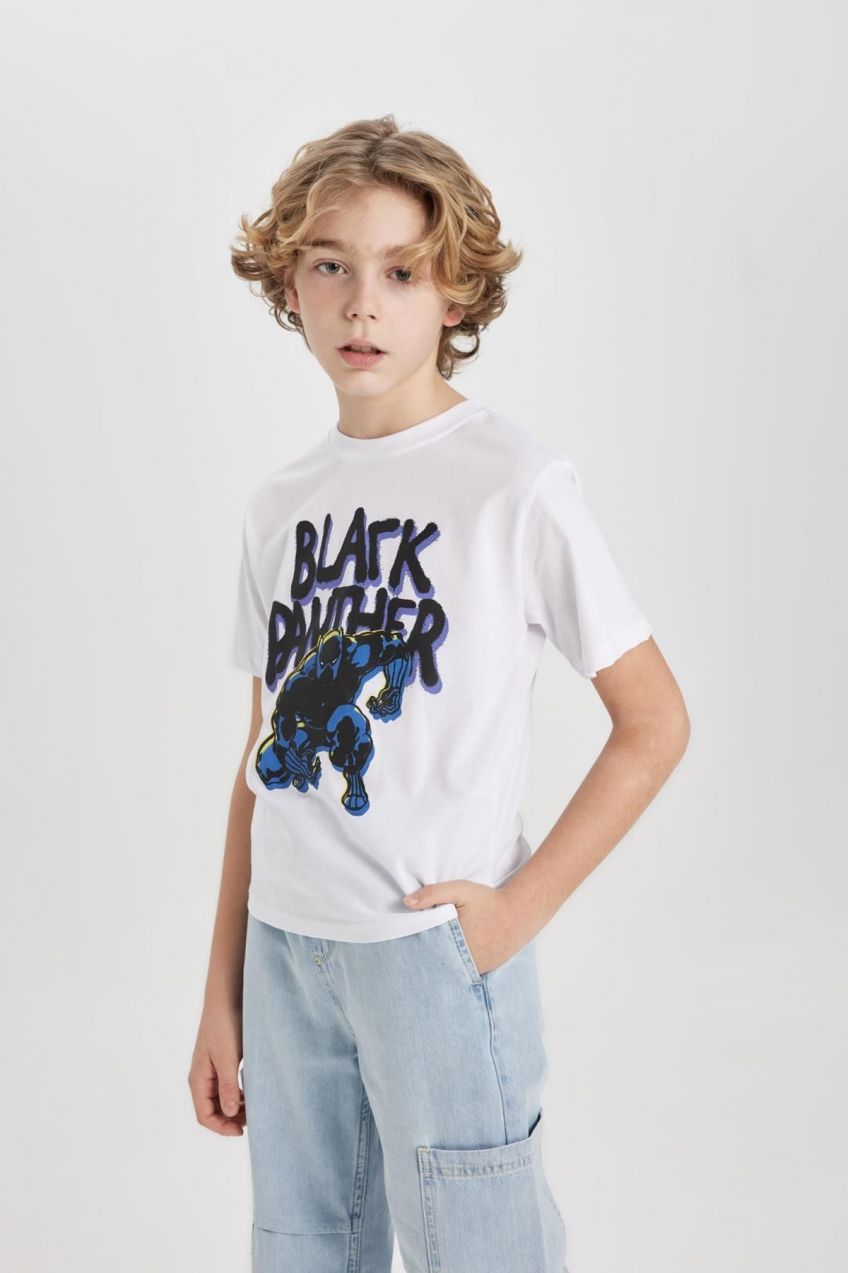 DEFACTO Boy's Marvel Comics Crew Neck Short Sleeve T-Shirt