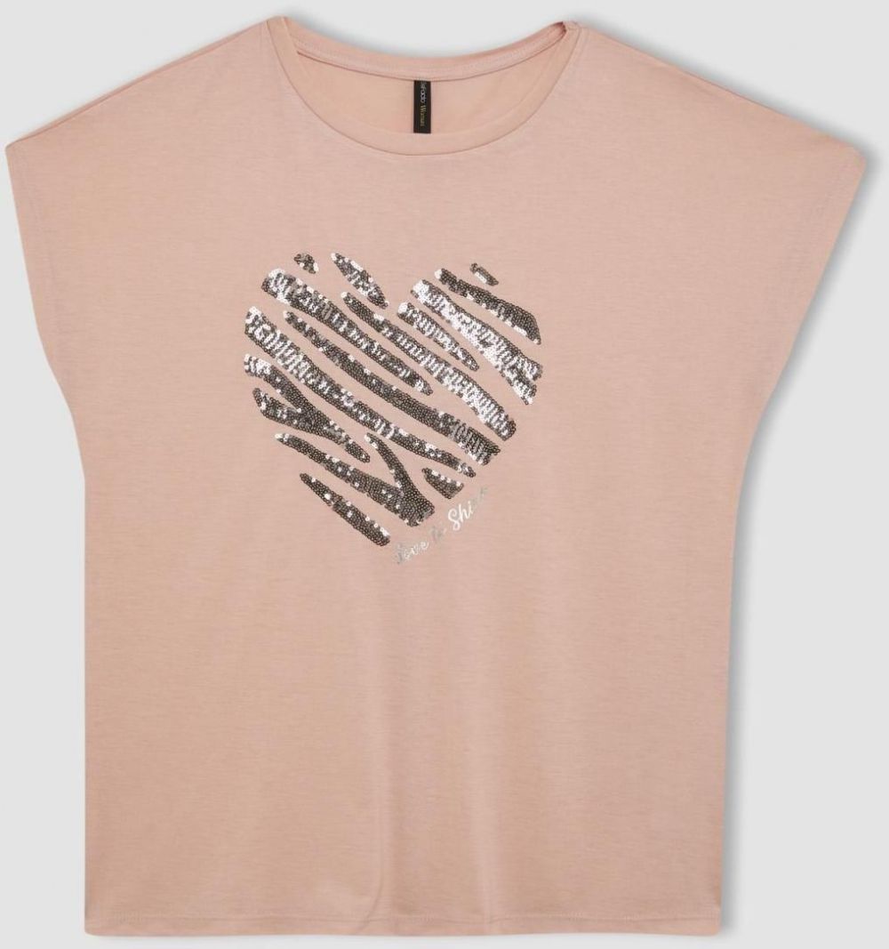 DEFACTO Crew Neck Short Sleeve T-Shirt