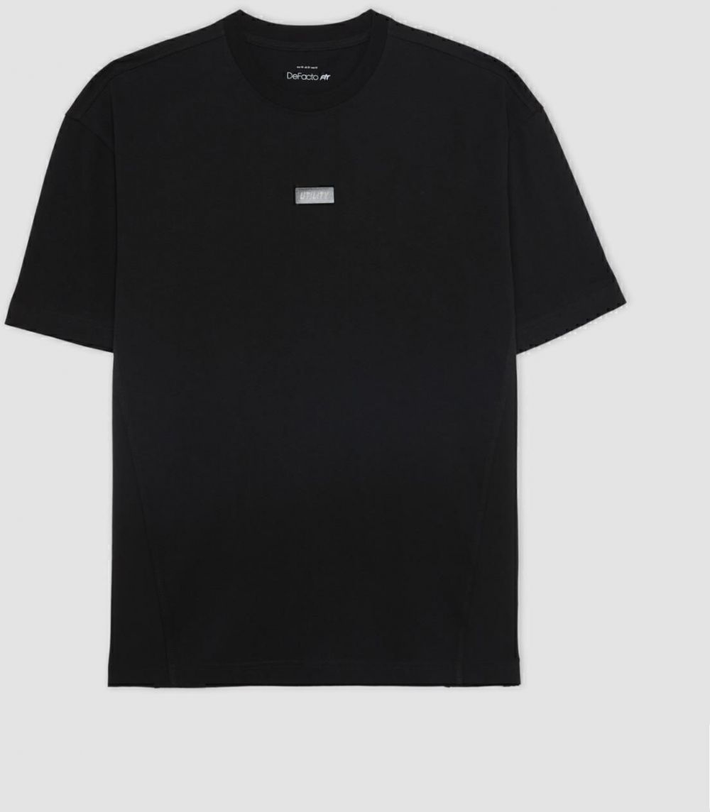 DEFACTO Fit Oversize Fit Crew Neck Short Sleeve T-Shirt