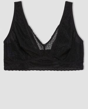 DEFACTO Fall In Love Lace Padless Comfortable Underwire Bra