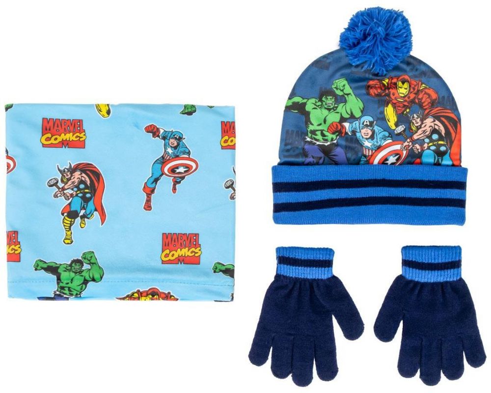 3 SET PIECES SNOOD AVENGERS