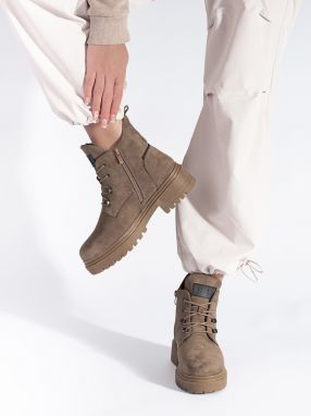 Beige women's hiking boots Sergio Leone