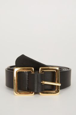 DEFACTO Women's Faux Leather Classic Belt