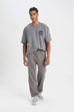 DeFactoFit NBA Golden State Warriors Wide Straight Pocketed Straight Leg Jogger Sweatpants