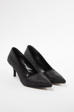 Trendyol Black Stone Women's Evening Classic High Heel Shoe