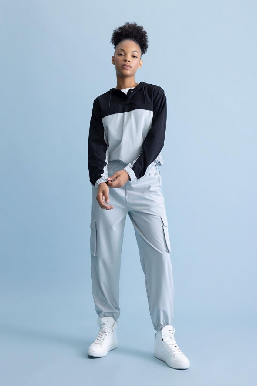 DEFACTO Fit Standard Fit Woven Trousers