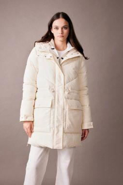 DEFACTO Waterproof Regular Fit Hooded Coat Parka