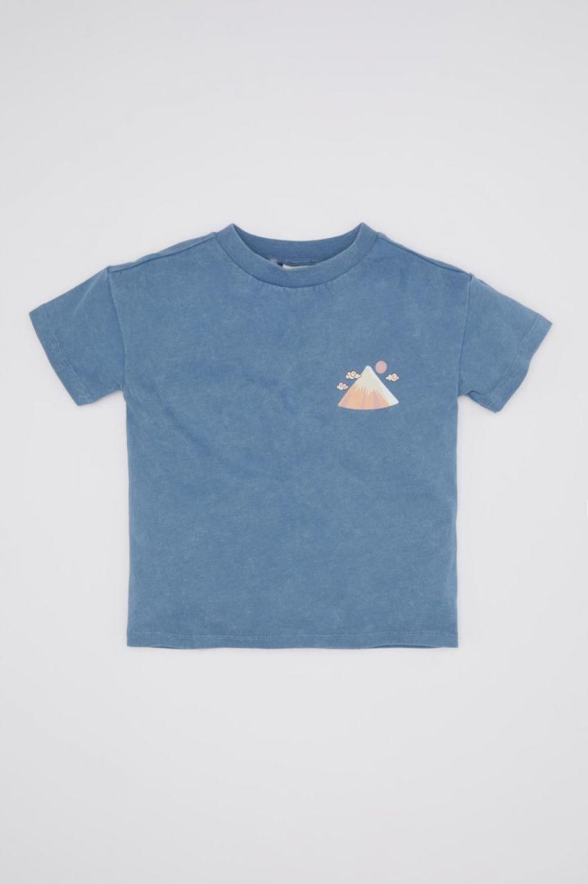 DEFACTO Baby Boy Printed Short Sleeve T-Shirt
