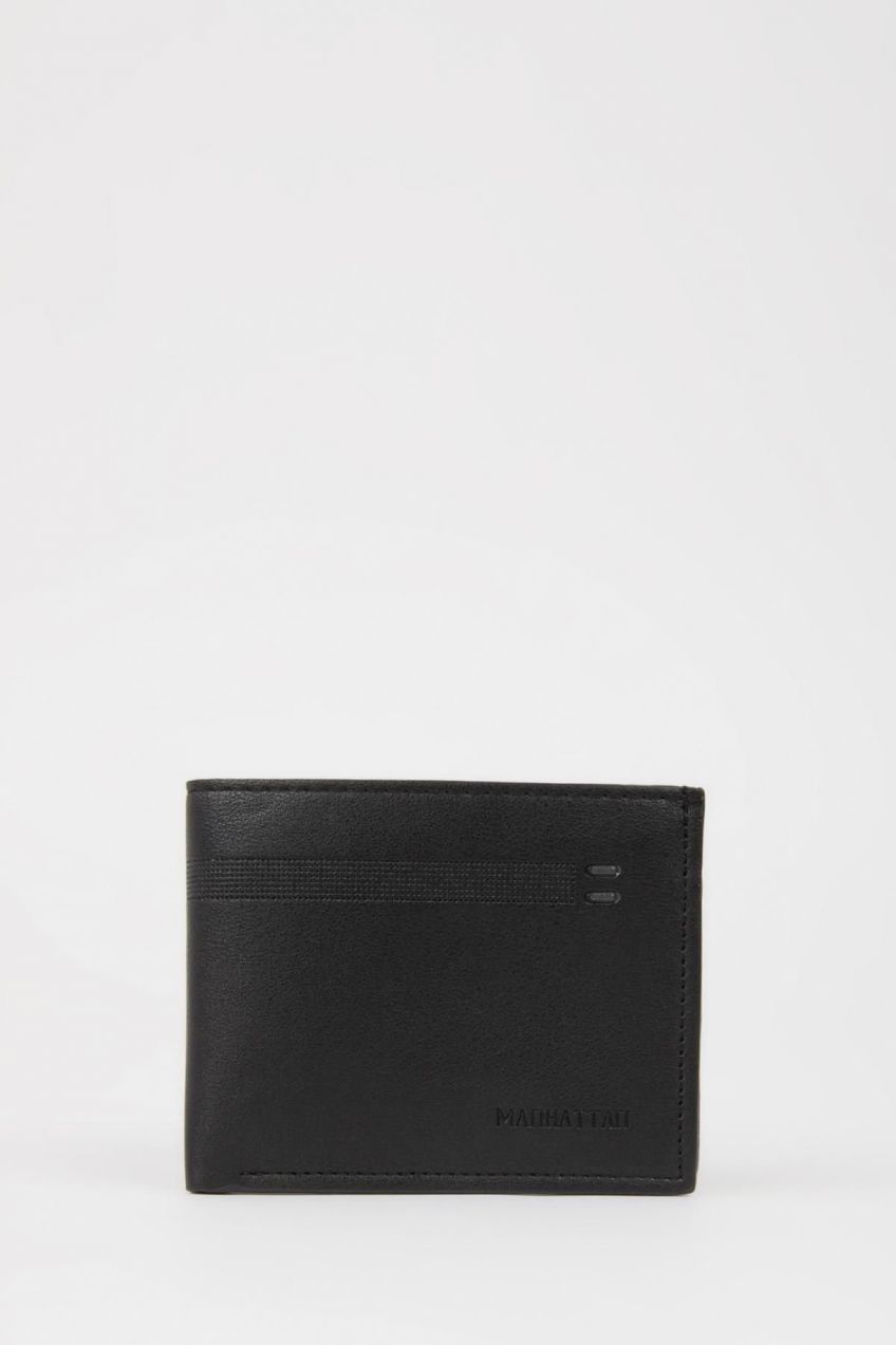 DEFACTO Men's Faux Leather Wallet