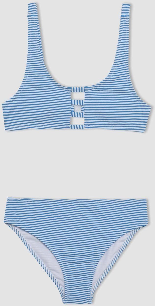 DEFACTO Girl's Striped Bikini Set