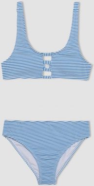 DEFACTO Girl's Striped Bikini Set