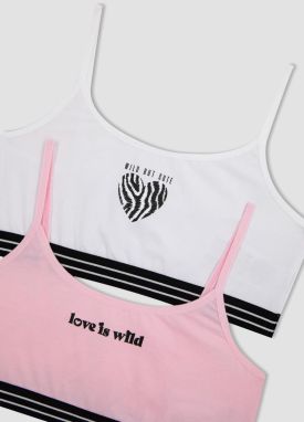 DEFACTO Printed First 2-piece Bra