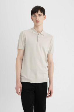 DEFACTO Slim Fit Short Sleeve Knitwear Polo T-Shirt