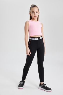 DEFACTO Girls Printed Long Leggings
