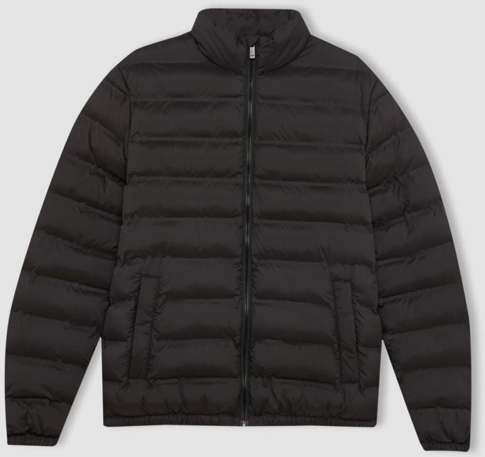 DEFACTO Slim Fit Stand Collar Coat