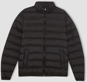 DEFACTO Slim Fit Stand Collar Coat
