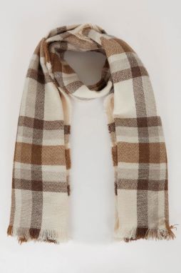 DEFACTO Women's Square Patterned Scarf