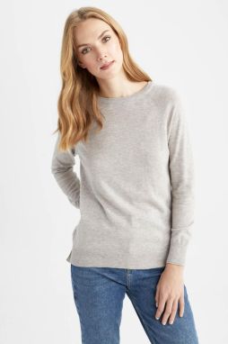 DEFACTO Premium Relax Fit Crew Neck Sweater
