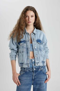 DEFACTO Bomber Jean Jacket