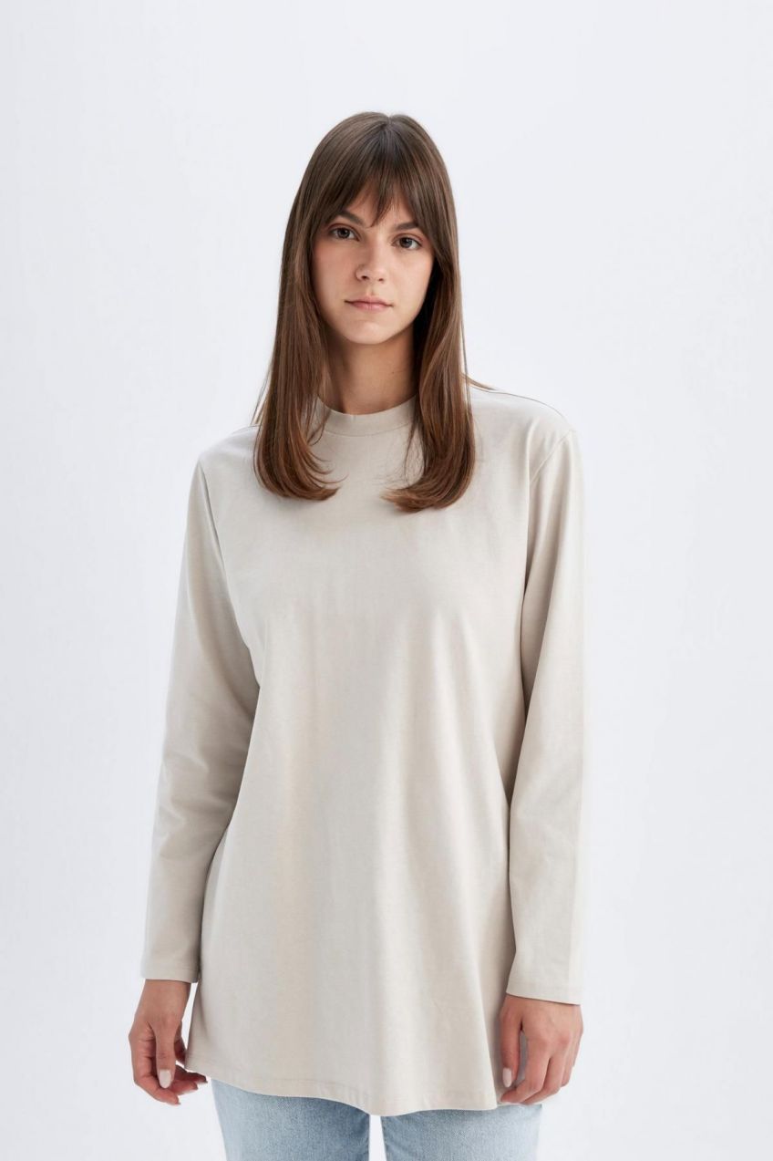 DEFACTO Regular Fit Long Sleeve Tunic