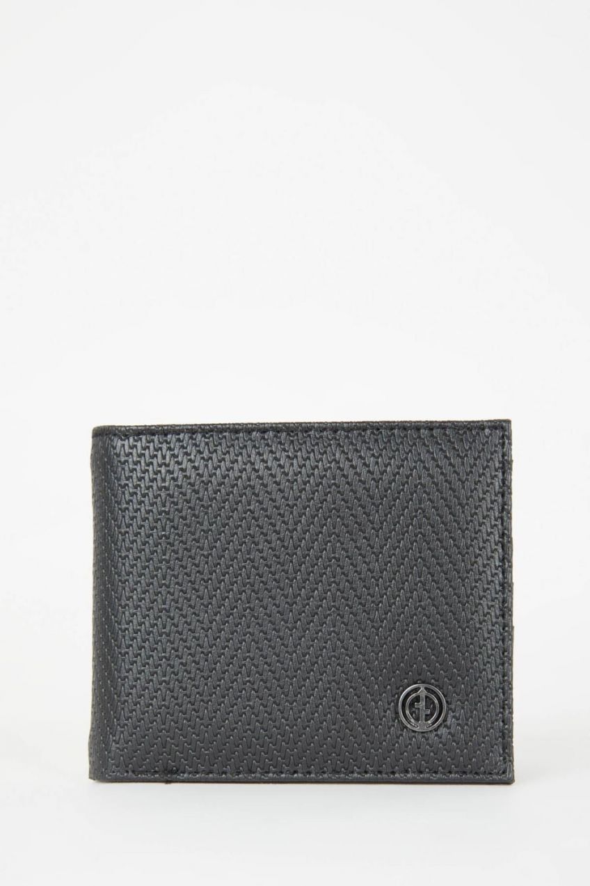 DEFACTO Men's Faux Leather Wallet