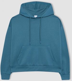 DEFACTO Fit Hooded Scuba Diver Athlete Sweatshirt B0962ax23wn