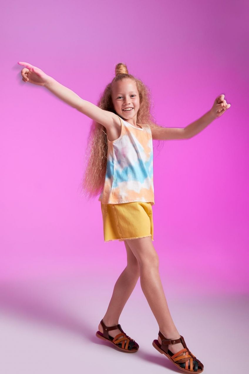 DEFACTO Girl's Mom Fit Cotton Shorts