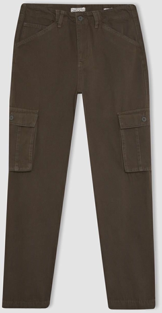 DEFACTO Straight Fit Normal Mold Normal Waist Straight Leg Trousers