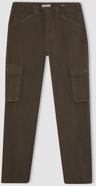DEFACTO Straight Fit Normal Mold Normal Waist Straight Leg Trousers