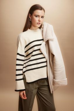 DEFACTO Oversize Fit Half Turtleneck Sweater