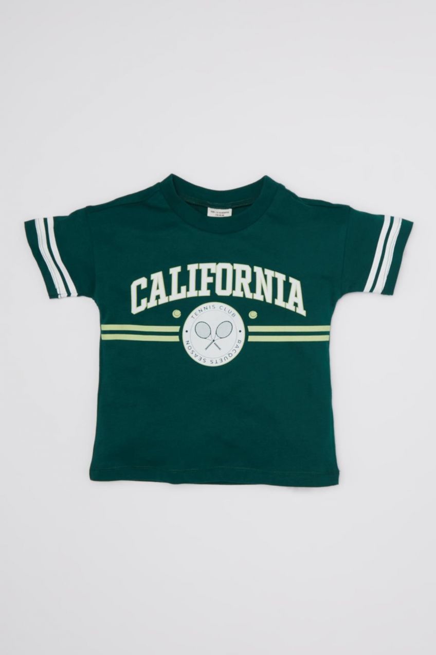 DEFACTO Baby Boy Sports Printed Short Sleeve T-Shirt