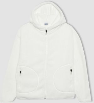 DEFACTO Fit Loose Fit Plush Cardigan